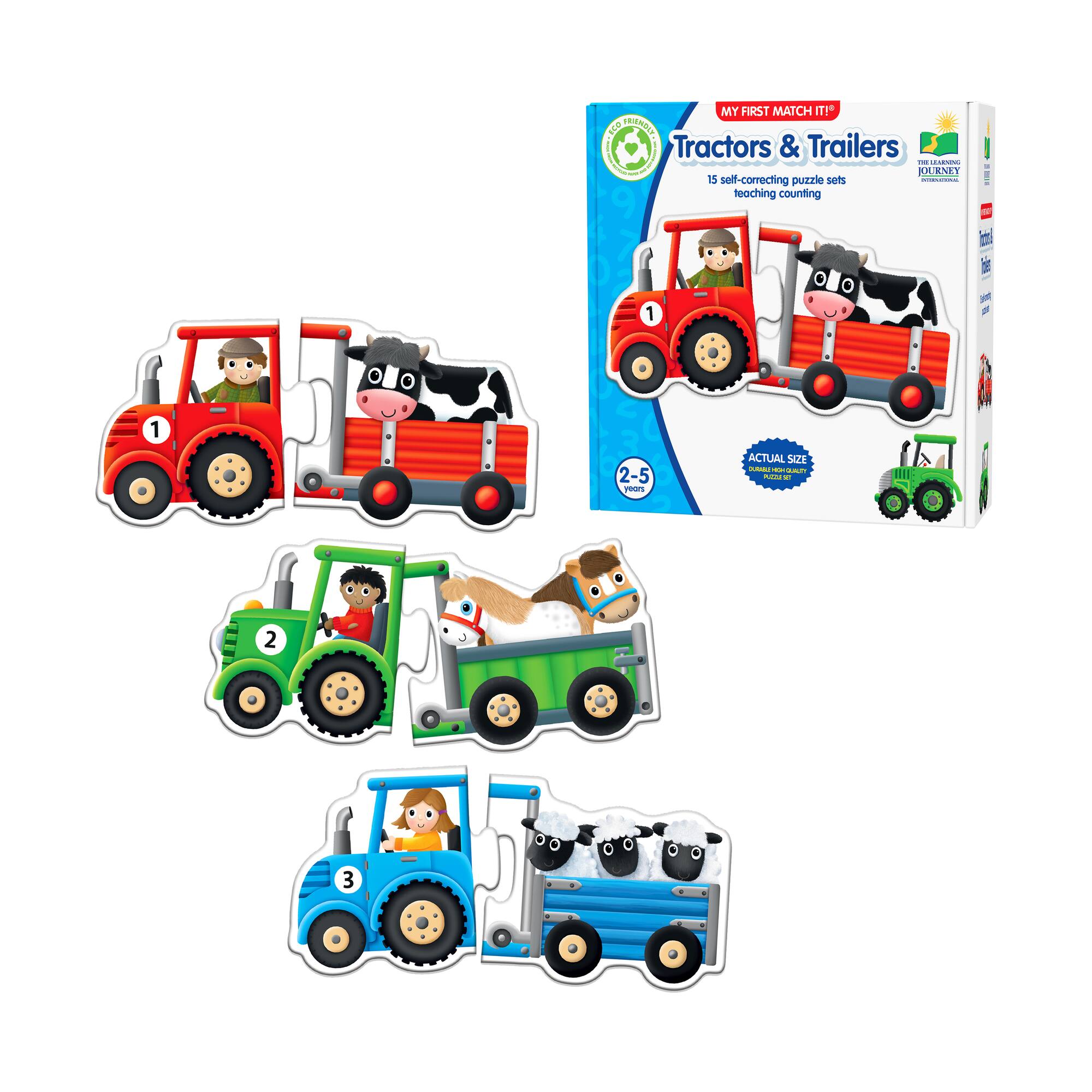 My First Match It! - Tractors & Trailers